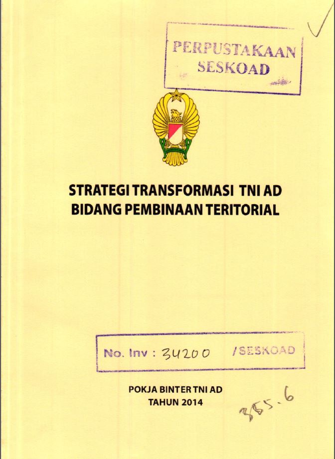 Strategi Transformasi TNI AD Bidang Pembinaan Teritorial